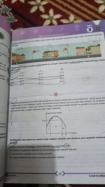 Beden Renk 8. Sinif mozaik yayınları fen ve Türkçe test kitabı