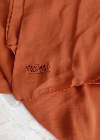 Bej Drapeli Kadın Şal - Görsel 4