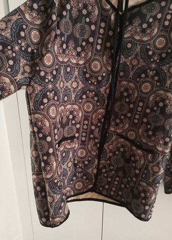 Desenli Kadın Bohem ceket - Görsel 3