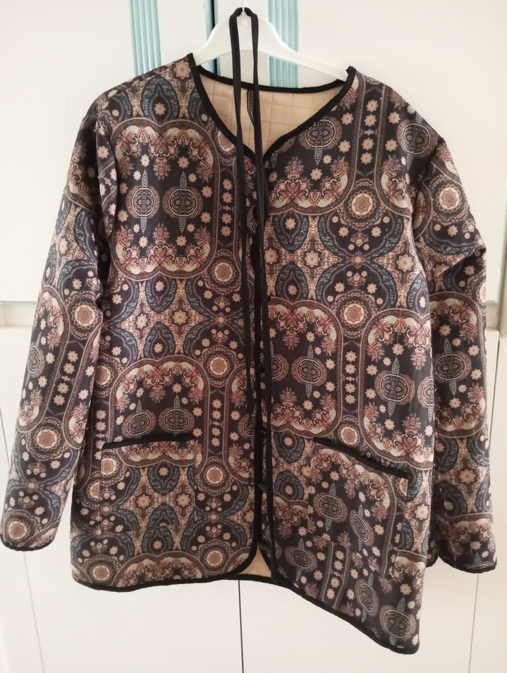 Desenli Kadın Bohem ceket - Görsel 4