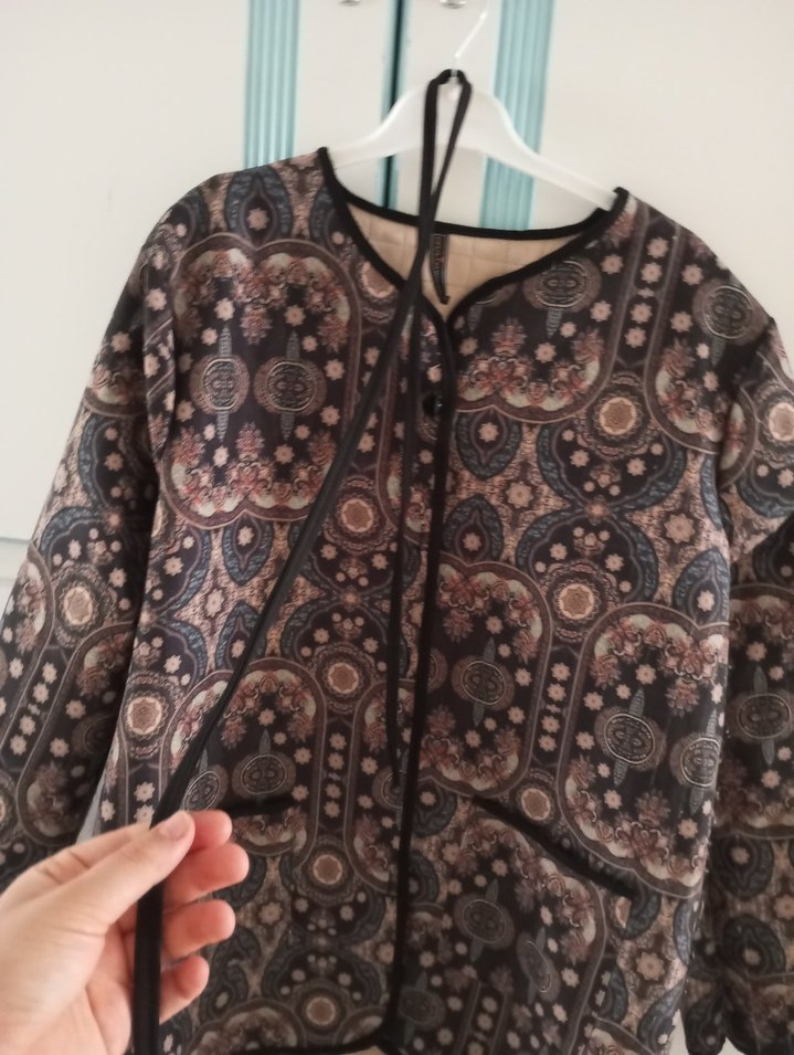 Desenli Kadın Bohem ceket - Görsel 2