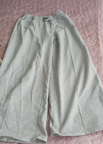 Kadın Kahverengi Keten Salaş Sweatpant - Görsel 5