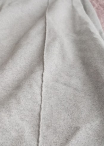 Kadın Kahverengi Keten Salaş Sweatpant - Görsel 7