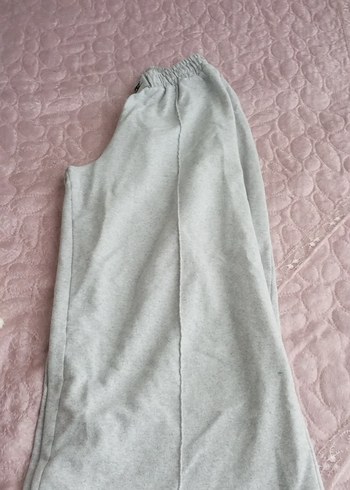 Kadın Kahverengi Keten Salaş Sweatpant - Görsel 6