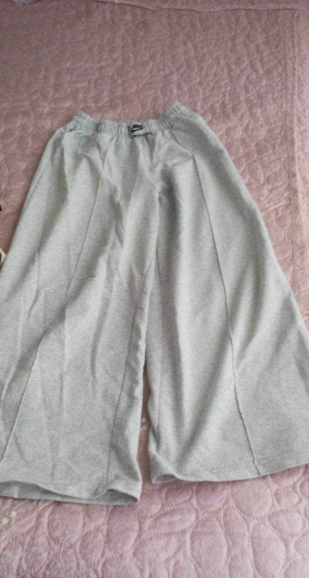 Kadın Kahverengi Keten Salaş Sweatpant - Görsel 5