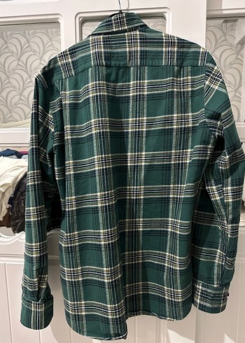 Lacoste Yeşil Ekose Desenli Gömlek - Görsel 3