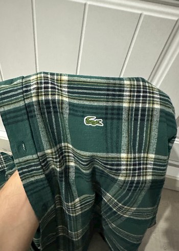 Lacoste Yeşil Ekose Desenli Gömlek - Görsel 2
