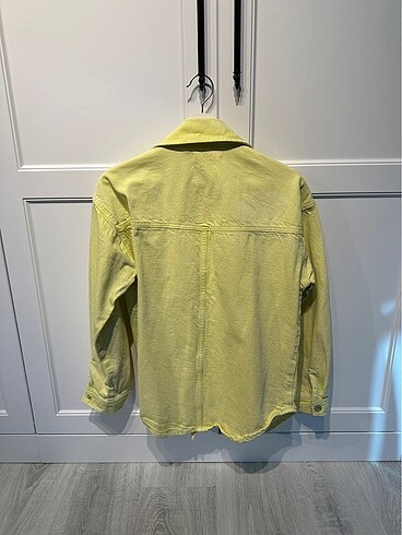 xs Beden MANGO LİMON RENGİ KOT CEKET