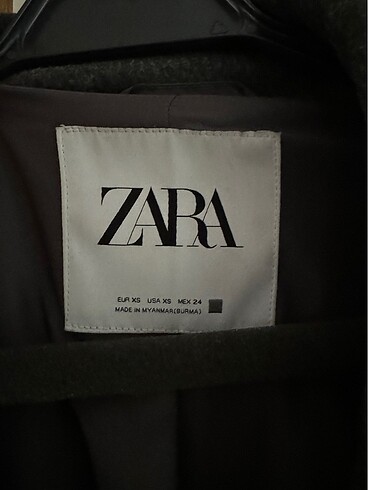 xs Beden zara kaban