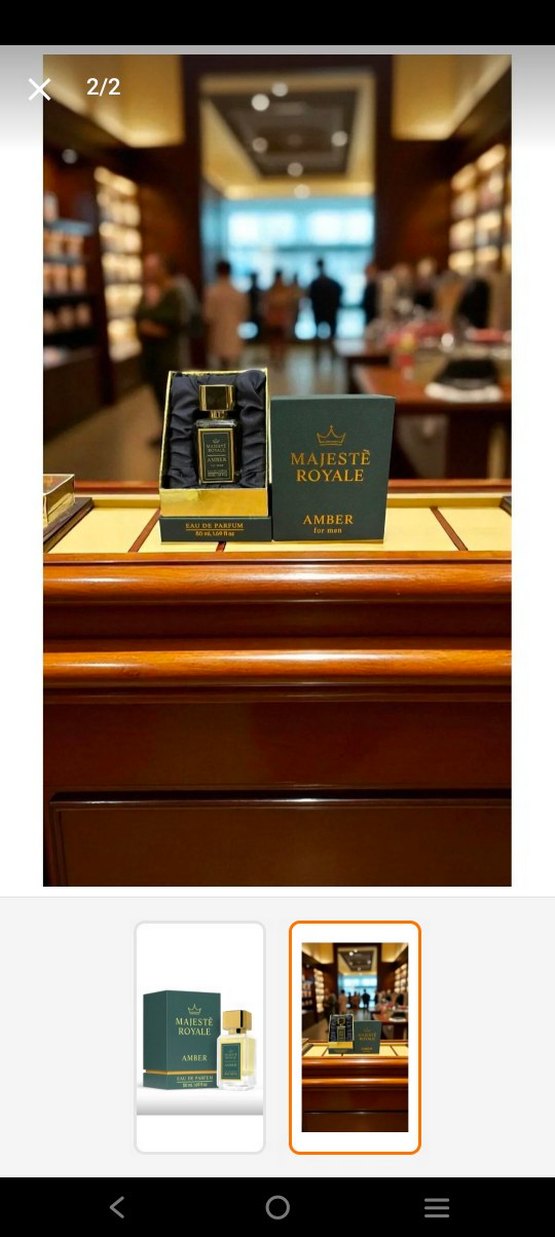 Majesté Royale Amber Erkek Parfümü 50 ml - Görsel 2