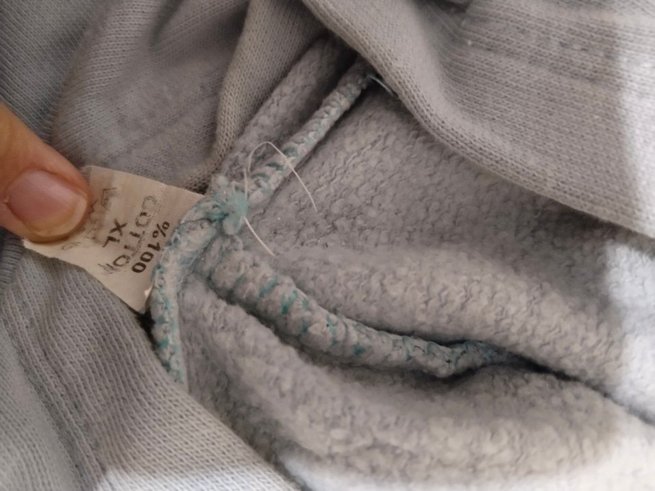 Gri unisex Baskıı Sweatshirt - Görsel 3