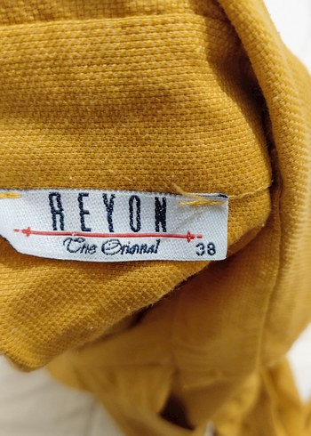 Sarı Düğmeli Uzun gömlek - Görsel 3