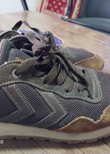 ünisex Kahverengi Bağcıklı hummel orjinalSpor Ayakkabı - Görsel 2