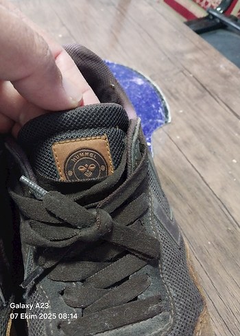 ünisex Kahverengi Bağcıklı hummel orjinalSpor Ayakkabı - Görsel 4