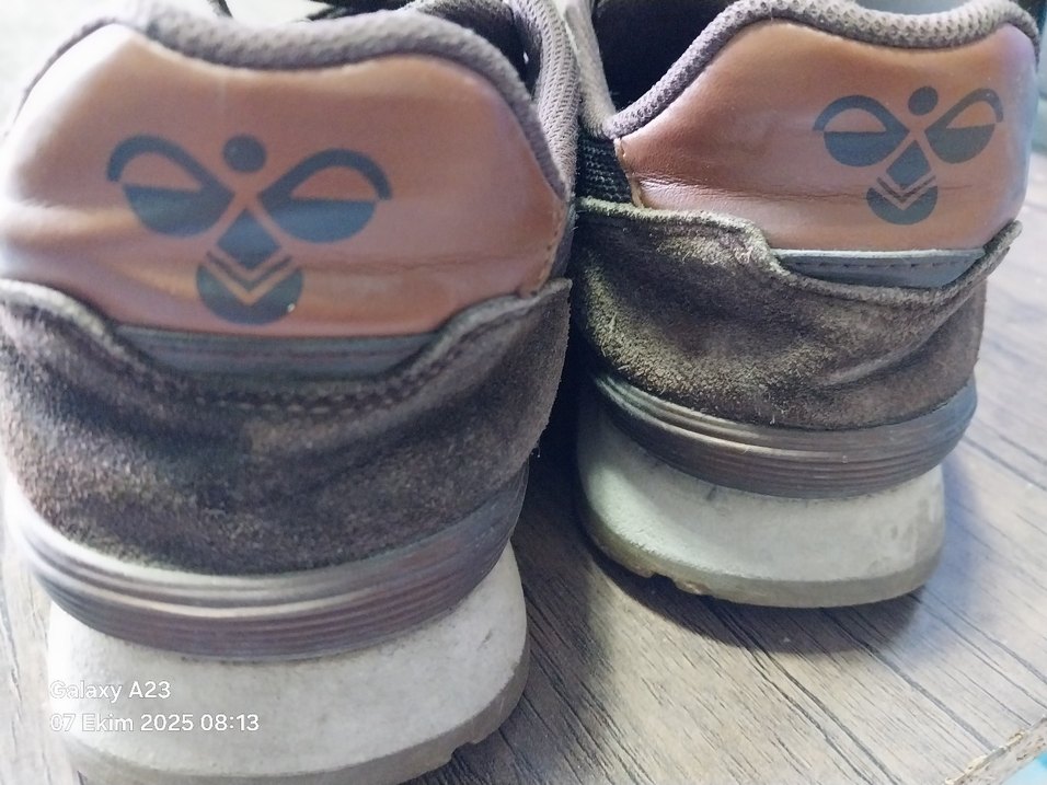 ünisex Kahverengi Bağcıklı hummel orjinalSpor Ayakkabı - Görsel 3