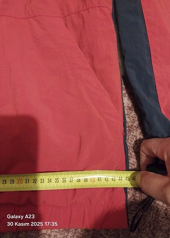 Kırmızı Kapüşonlu  national geoprafi Fermuarlı Erkek Ceket - Görsel 7