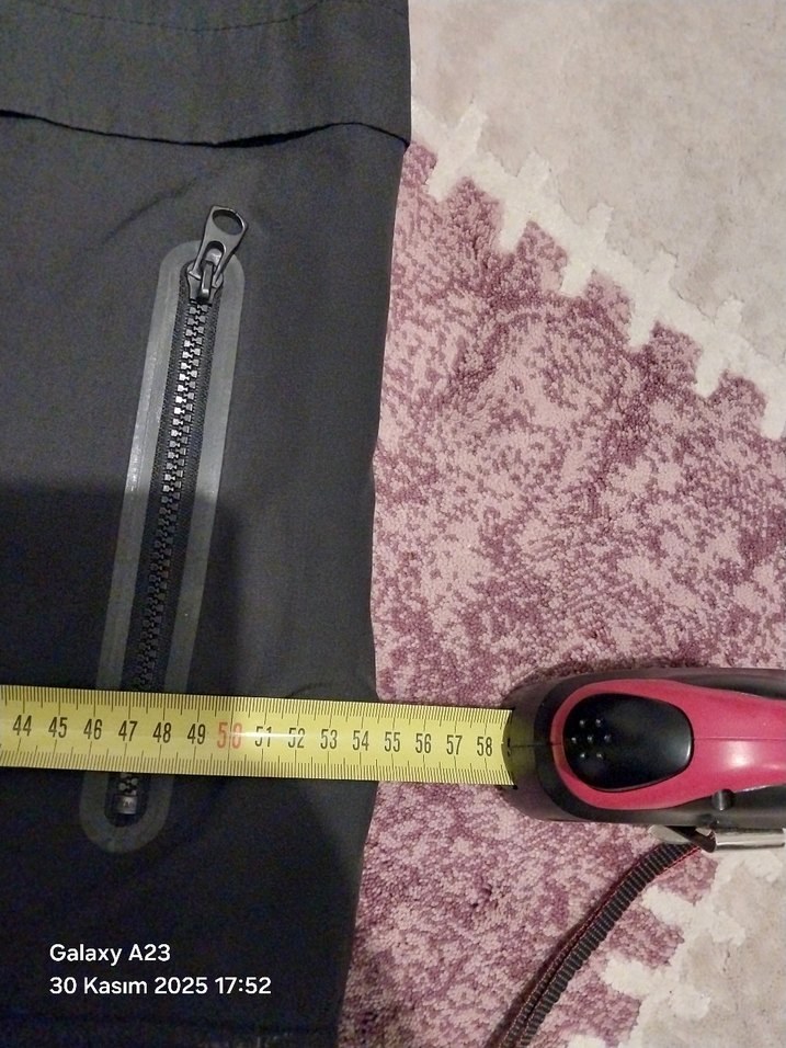 Fermuarlı mavi marka orjinal Siyah Kapüşonlu Erkek Ceket - Görsel 4