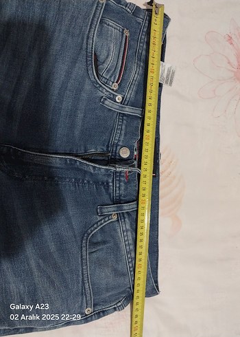 Erkek tomyy hilfiger orjinal lacivert mavi tonlarda kot Pantolon - Görsel 8