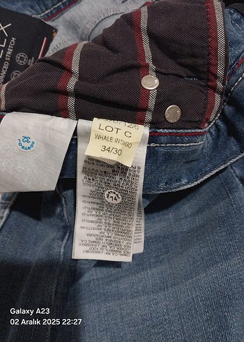 Erkek tomyy hilfiger orjinal lacivert mavi tonlarda kot Pantolon - Görsel 5