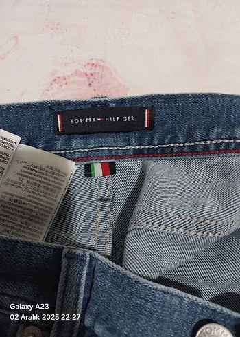 Erkek tomyy hilfiger orjinal lacivert mavi tonlarda kot Pantolon - Görsel 7