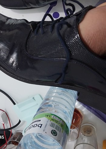 Siyah Bağcıklı Erkek Klasik Ayakkabı - Görsel 6