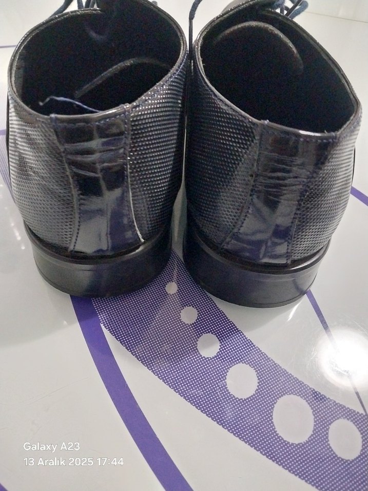 Siyah Bağcıklı Erkek Klasik Ayakkabı - Görsel 3