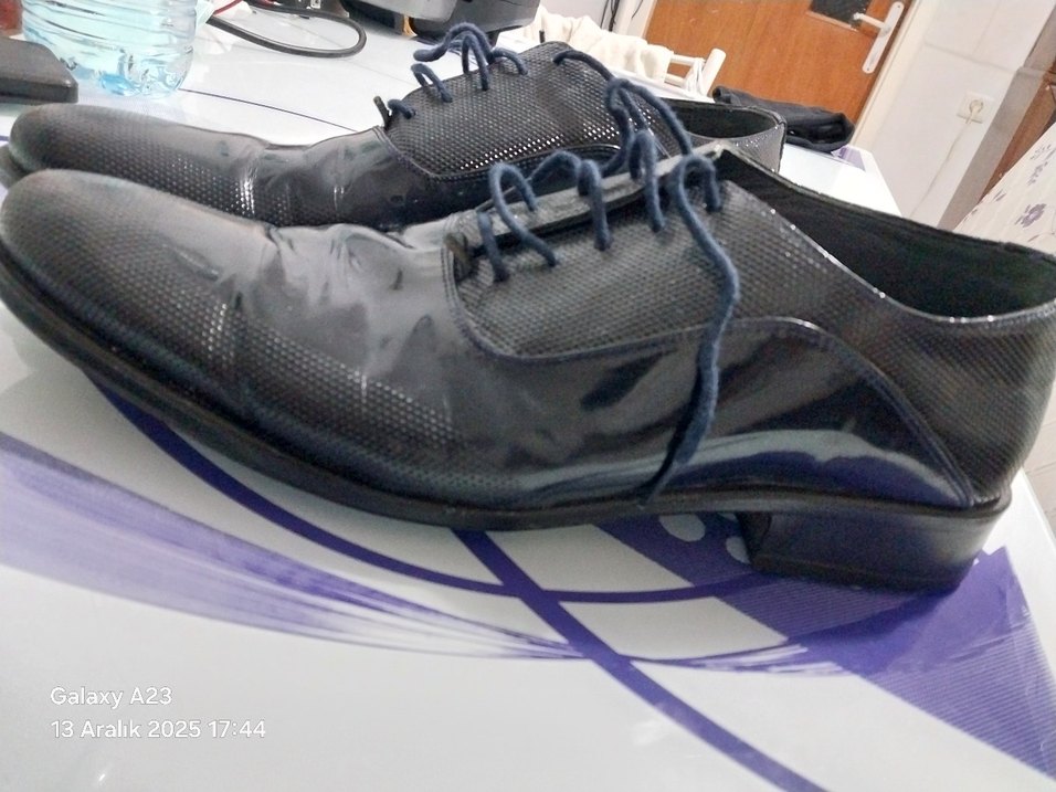 Siyah Bağcıklı Erkek Klasik Ayakkabı - Görsel 5