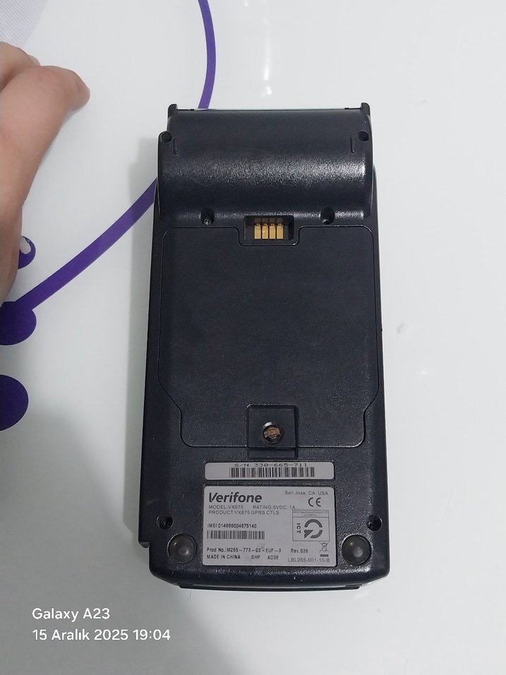 Verifone VX 675 Siyah Yazıcı - Görsel 3