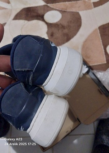 Kadın Lacivert Spor Ayakkabı Bağcıklı - Görsel 6