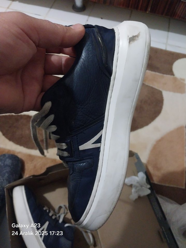 Kadın Lacivert Spor Ayakkabı Bağcıklı - Görsel 5