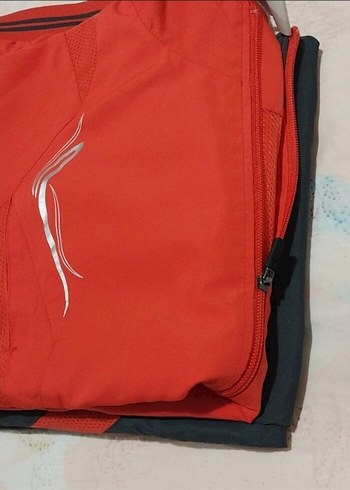 ünisex Kırmızı Siyah Erkek Spor Rüzgarlık eşofman takim - Görsel 4