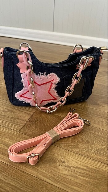 Star denim çanta