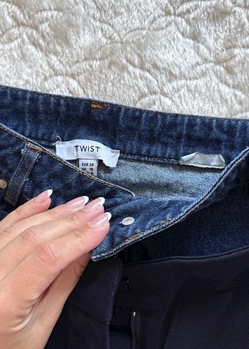 Twist Koyu Mavi Denim Jean