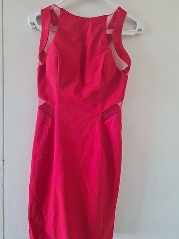 Kırmızı kısa abiye elbise