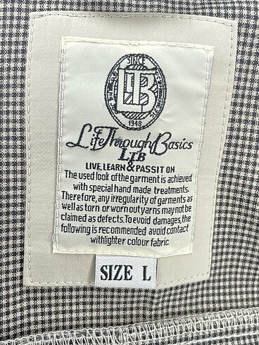 l Beden çeşitli Renk LTB Trenchcoat %70 İndirimli.