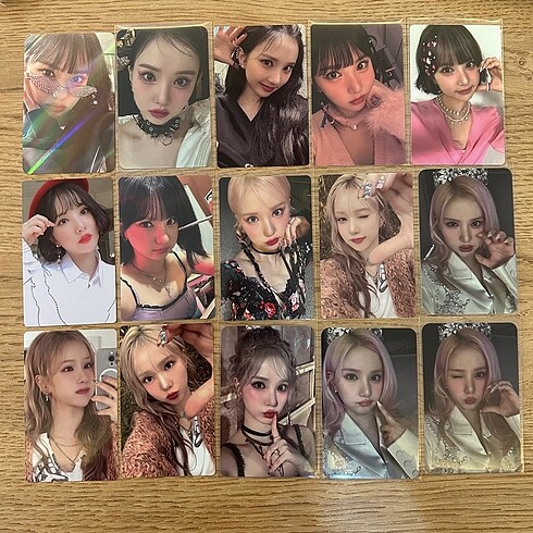 Viviz gfriend yerin yuju pc fotokart orijinal
