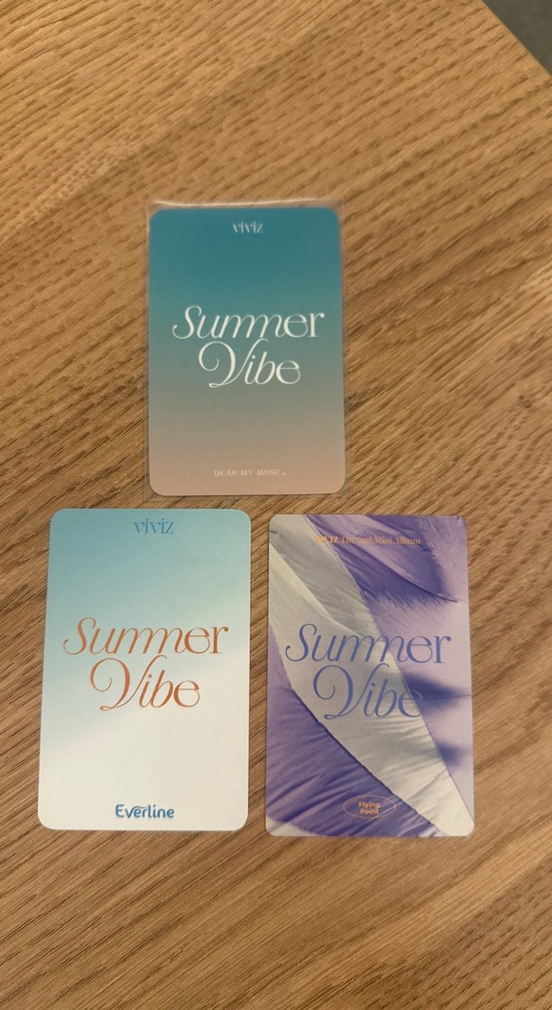 Gfriend viviz eunha 3 pc set - Görsel 2