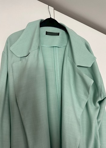 Keten Trençkot - Görsel 3