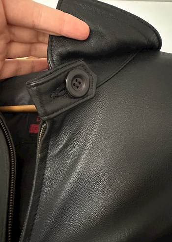 Siyah Deri  Ceket - Görsel 4