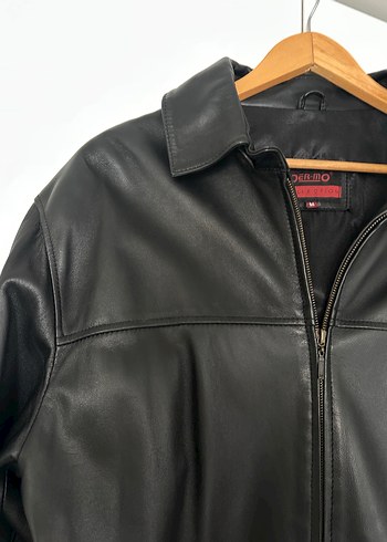 Siyah Deri  Ceket - Görsel 6