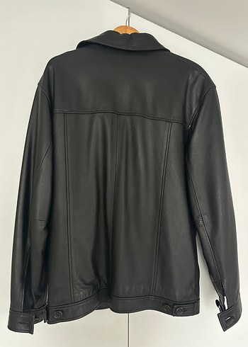 Siyah Deri  Ceket - Görsel 7
