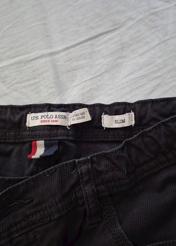U.S Polo Assn. Siyah Kemerli Erkek çocuk denim Pantolon