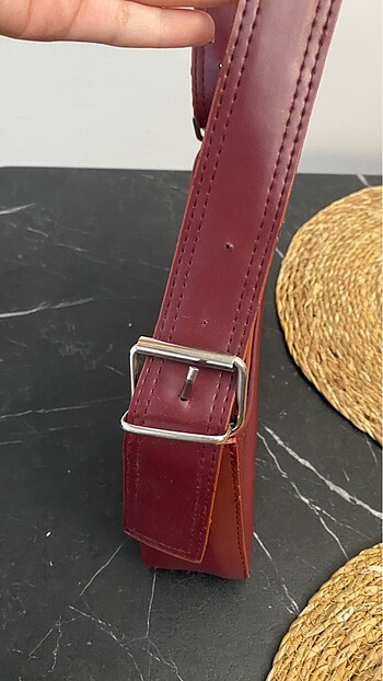 Beden bordo Renk Kadın Bordo Omuz Çantası