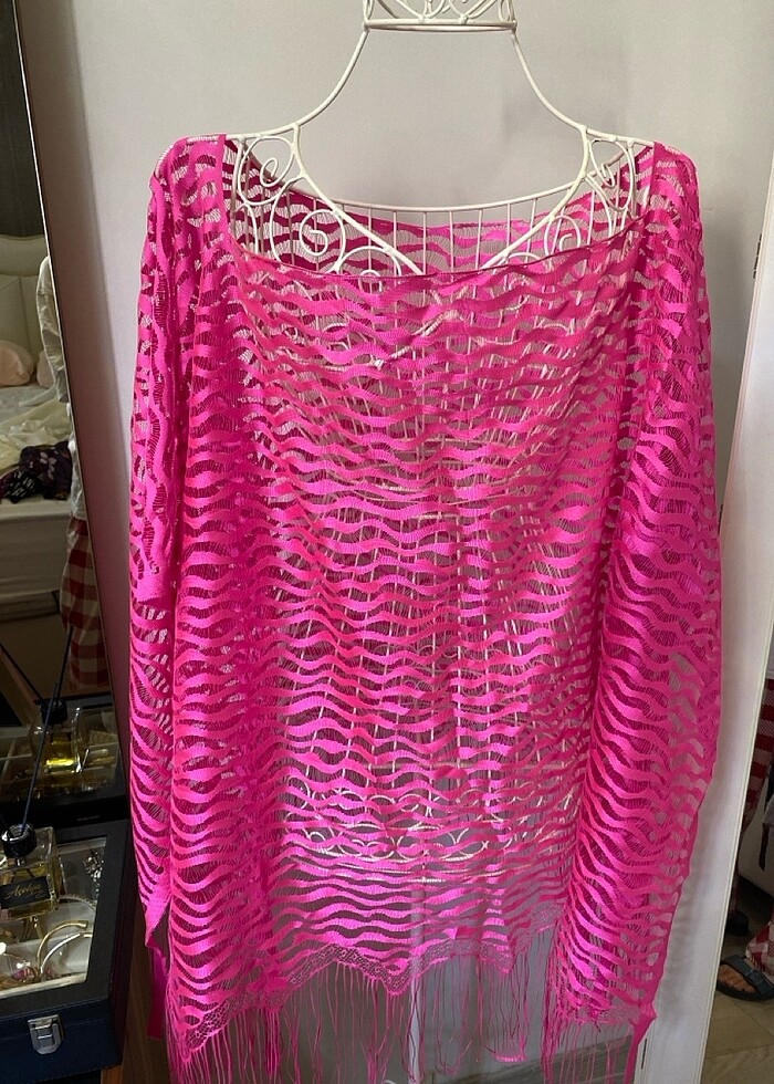 pembe pareo yepyeni standart beden herkese olur - Görsel 2