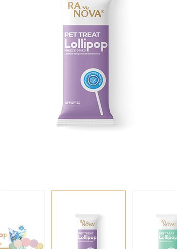 RANOVA Lollipop Karışık Kedi Ödül Maması 1,4 Gr 15'li