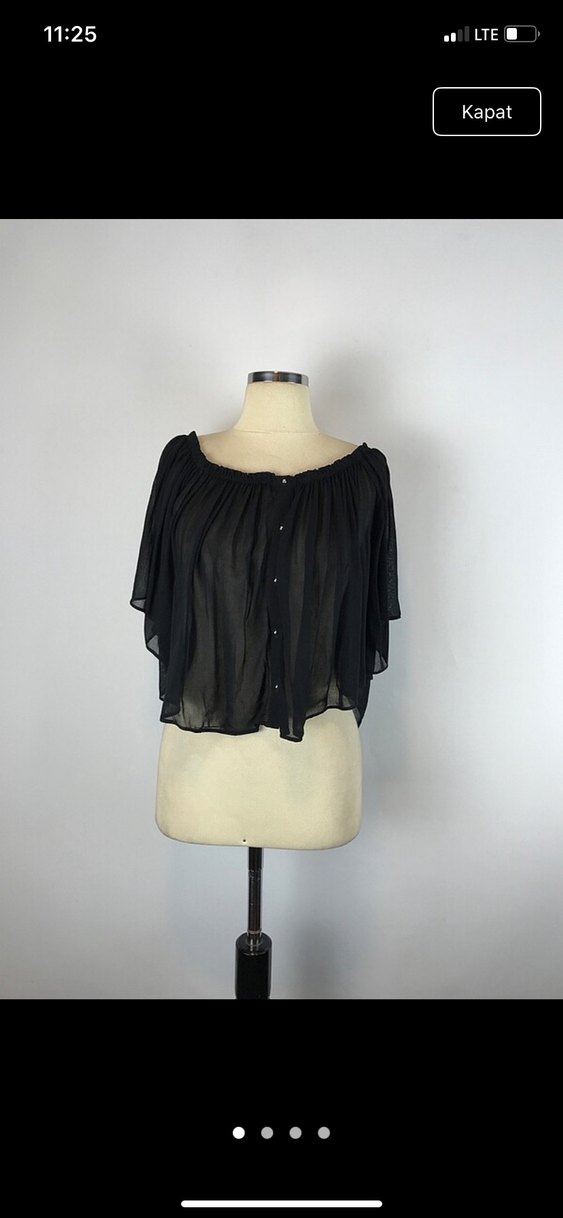 Zara Şık tül bluz - Görsel 2