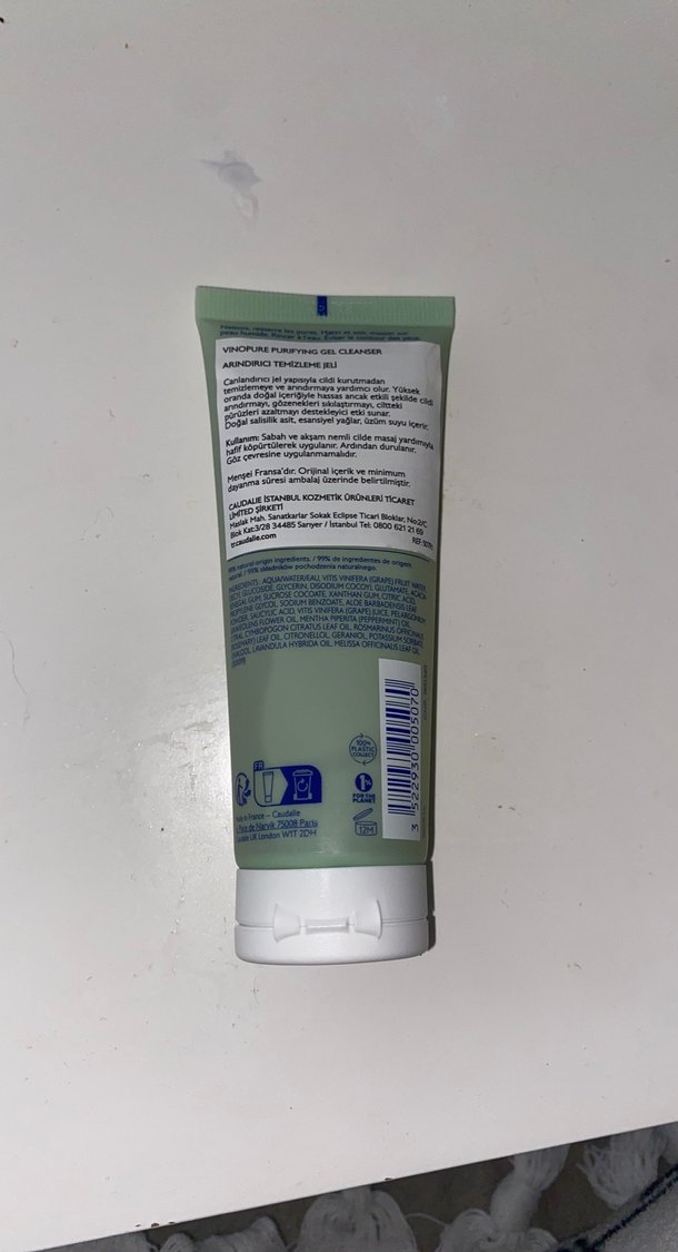 Caudalie Vinopure Arındırıcı Jel Temizleyici 75 ml - Görsel 2