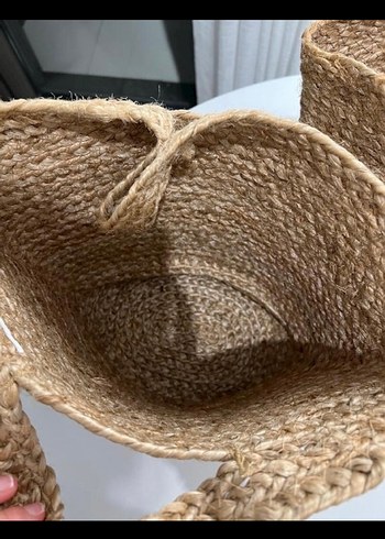 Bej Hasır ikea Sepet - Görsel 2