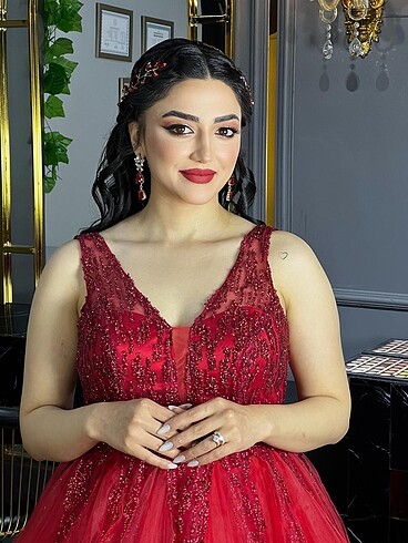 Diğer Kırmızı abiye