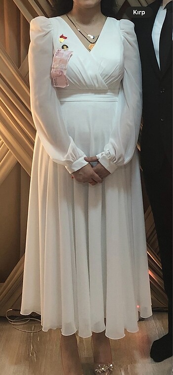 l Beden beyaz Renk Yepyeni nikah elbisesi